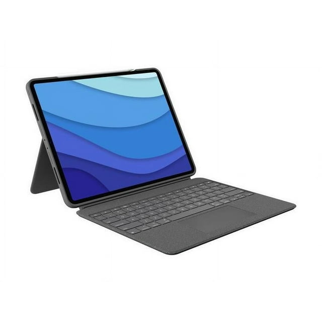 Logitech Combo Touch iPad Air (4th, 5th gen - 2020, 2022) Keyboard Case, Oxford Gray