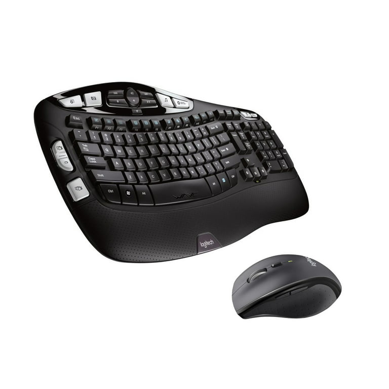 Logitech Comfort Keyboard Mouse Combo, Full-Size, Black - Walmart.com