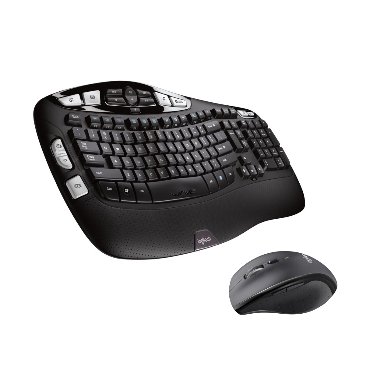 Logitech Comfort Wireless Keyboard and Mouse Combo, Full-Size, Ergonomic Design, Black - image 1 of 6