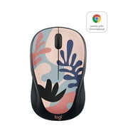 Logitech Compact Wireless Mouse, 2.4 GHz with USB Unifying Receiver, Optical Tracking, Coral Reef