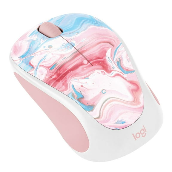 Logitech Compact Wireless Mouse, Cotton Candy, Walmart Exclusive