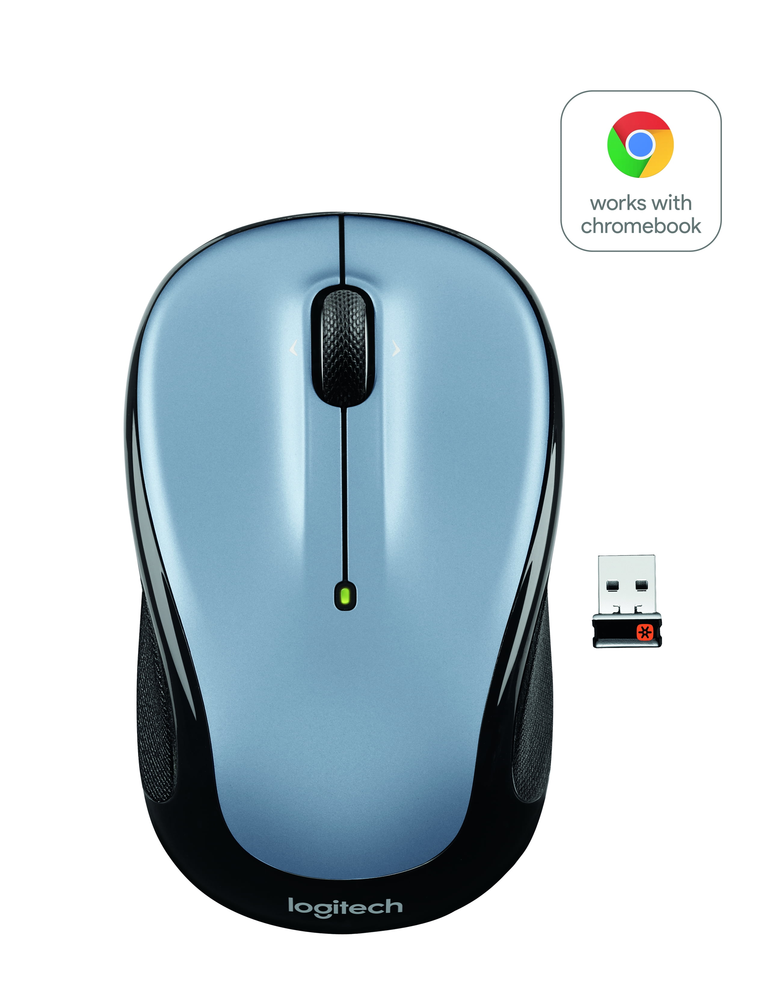 hjælpe indhold Hvor Logitech Compact Wireless Mouse, Gray - Walmart.com