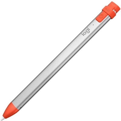 Logitech Crayon Stylus for Tablets Aluminum Pen Silicone Tip 914000031
