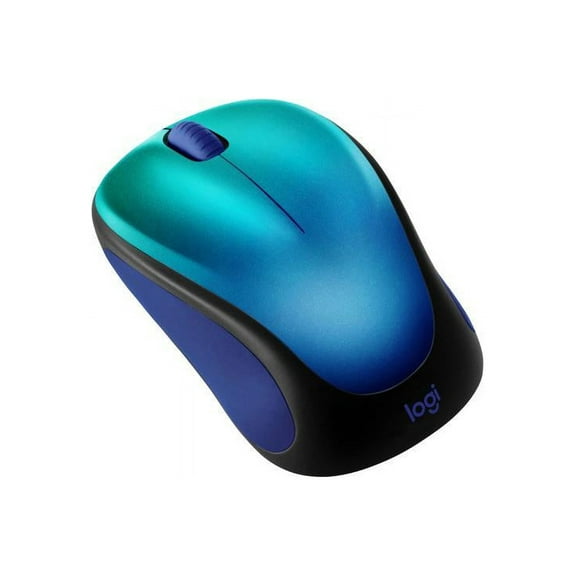 Logitech Design Collection Limited Edition Wireless Optical Mouse, Blue Aurora