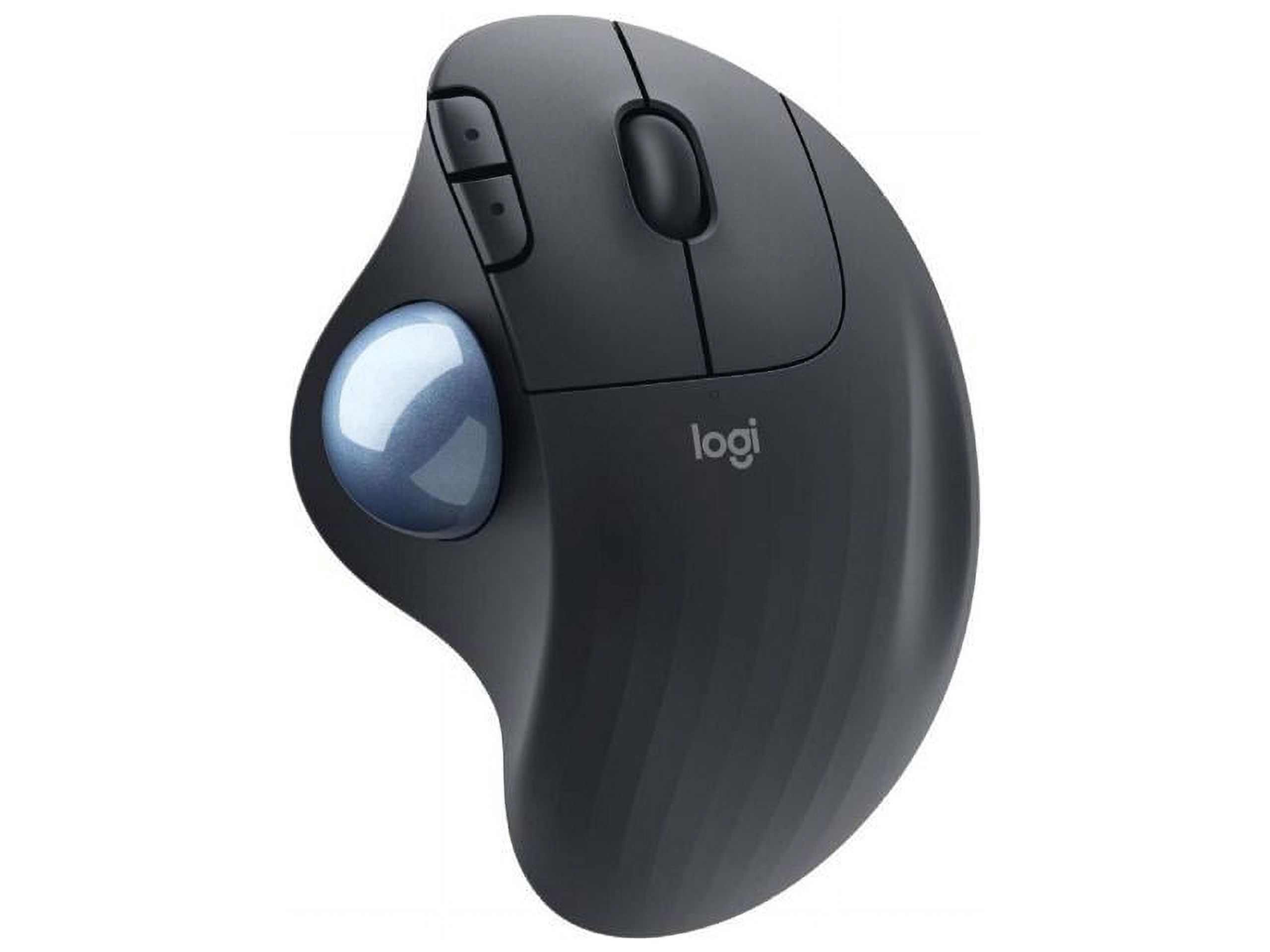 Logitech ERGO M575 Wireless Trackball Mouse - Easy thumb control, precision and smooth tracking, ergonomic comfort design, for Windows, PC and Mac with Bluetooth and USB capabilities (Black) - Opti... - image 1 of 20