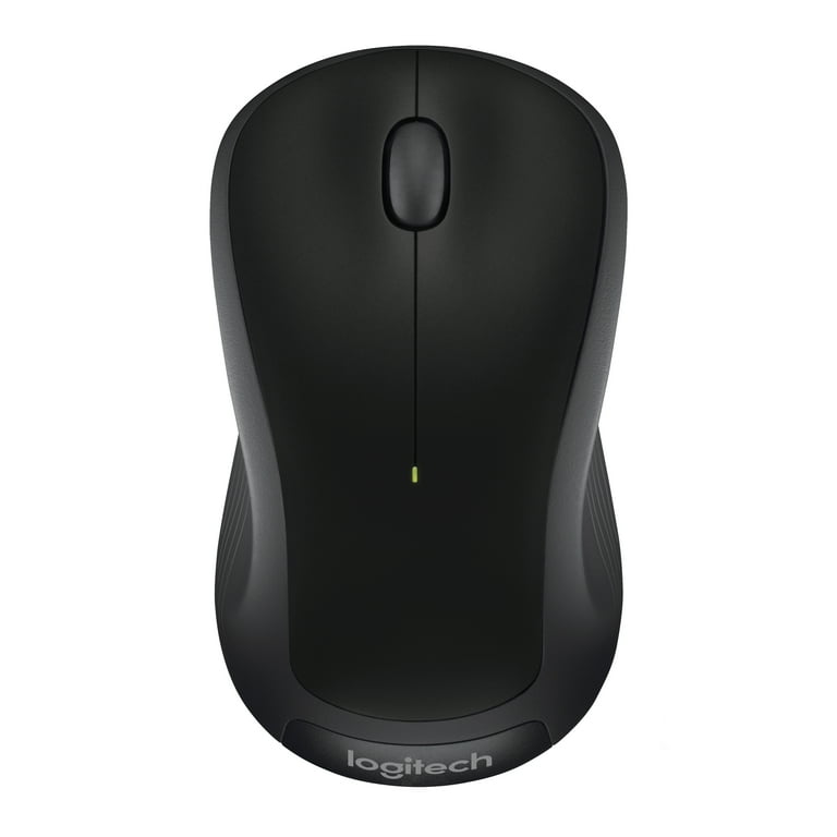 Logitech Full Size Optical Wireless Mouse, Black, Walmart