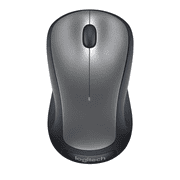 Logitech Full Size Wireless Mouse, Silver, Walmart Exclusive