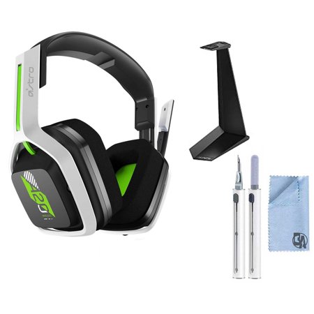 Logitech G Astro A20 Wireless Gaming Headset for Xbox + Headphone Stand - White BOLT AXTION Bundle Like New