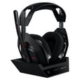 thumbnail image 1 of Logitech G Astro A50 LIGHTSPEED Wireless Gaming Headset + Base Station (Gen 5), PRO-G GRAPHENE, 3-System Switching, USB-C to Xbox, PS5, PC/Mac or Nintendo Switch, Bluetooth , Black, 1 of 13