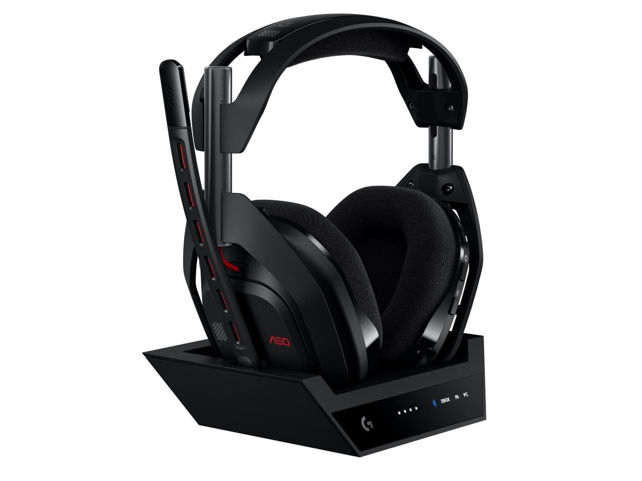Logitech G Astro A50 LIGHTSPEED Wireless Gaming Headset + Base Station (Gen 5), PRO-G GRAPHENE, 3-System Switching, USB-C to Xbox, PS5, PC/Mac or Nintendo Switch, Bluetooth - Black - Stereo - USB T...