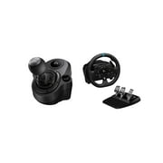 Logitech G Driving Force Shifter with Logitech G923 Racing Wheel and Pedals for Xbox X|S, Xbox One and PC and Genuine Leather Wheel Cover