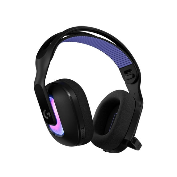 Logitech G522 LIGHTSPEED Wireless Gaming Headset, LIGHTSYNC RGB, Full Bandwidth Mic, Advanced Synchronized Audio, Tri-Connectivity with LIGHTSPEED, Bluetooth, Black