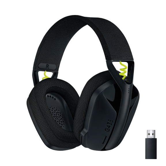 Logitech G Gaming Wireless Headset G435 18h Battery Black