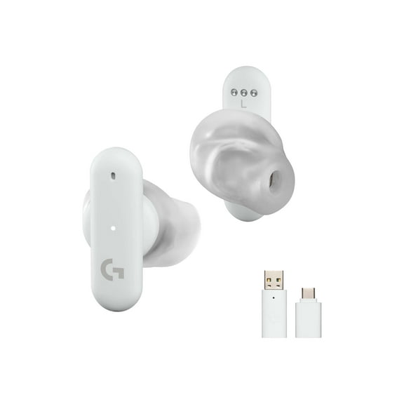 Logitech G In-Ear Bluetooth Gaming Earsets with mic - in-ear - Bluetoot /LIGHTSPEED, White