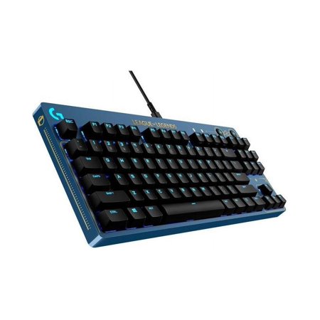 Logitech G PRO Mechanical Gaming Keyboard - Ultra-Portable Tenkeyless Design, Detachable USB Cable, LIGHTSYNC RGB Backlit Keys, Official League of Legends Edition