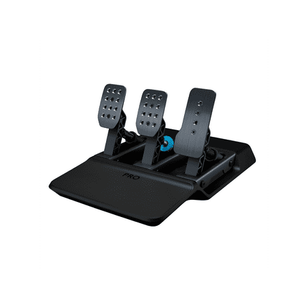 Logitech - PRO Racing Simulator Pedals with 100kg Load Cell Brake - Black