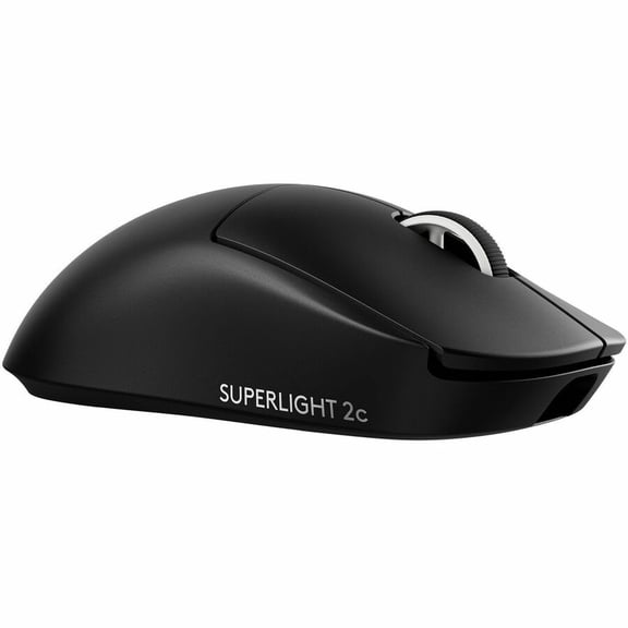 Logitech G PRO X SUPERLIGHT 2c wireless gaming mouse, 51 g pro-grade compact mouse with 5 programmable buttons, USB-C charging, 44K DPI sensor, up to 8 kHz polling for PC/Mac, Black