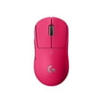 thumbnail image 1 of Logitech G PRO X SUPERLIGHT Wireless Gaming Mouse, Ultra-Lightweight, HERO 25K Sensor, 25,600 DPI, 5 Programmable Buttons, Long Battery Life, Compatible with PC / Mac - Magenta, 1 of 5