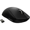 thumbnail image 1 of Logitech G PRO X SUPERLIGHT Wireless Gaming Mouse, Ultra-Lightweight, HERO 25K Sensor, 25,600 DPI, 5 Programmable Buttons, Long Battery Life, Compatible with PC / Mac - Black, 1 of 5