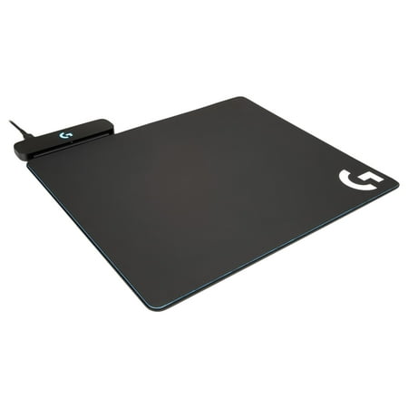 Logitech G Powerplay Wireless Charging System for G502 Lightspeed, G703, G903 Lightspeed and PRO Wireless Gaming Mice, Cloth or Hard Gaming Mouse Pad - Black