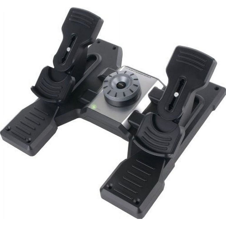 ぱんちくん　Saitek Pro Flight Rudder Pedal Saitek Flight Rudder Pedals - Pro Simulation with Toe Brake