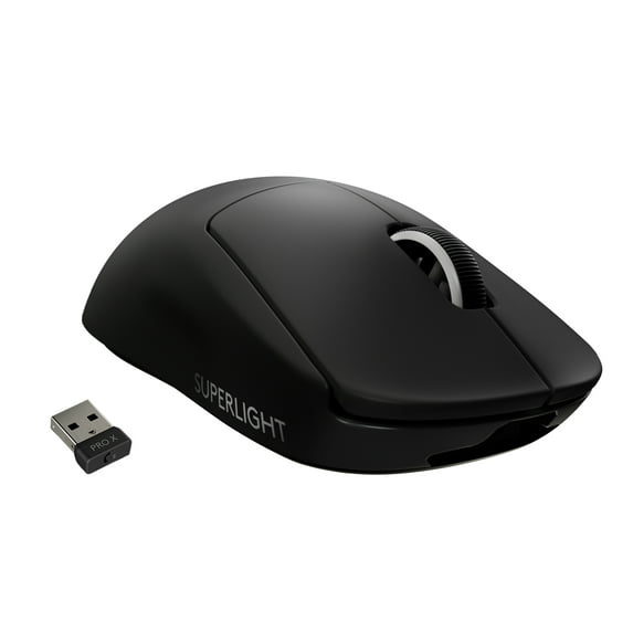 Open Box Logitech G Pro X Superlight Wireless Gaming Mouse, Ultra-Lightweight, HERO 25K Sensor, Black