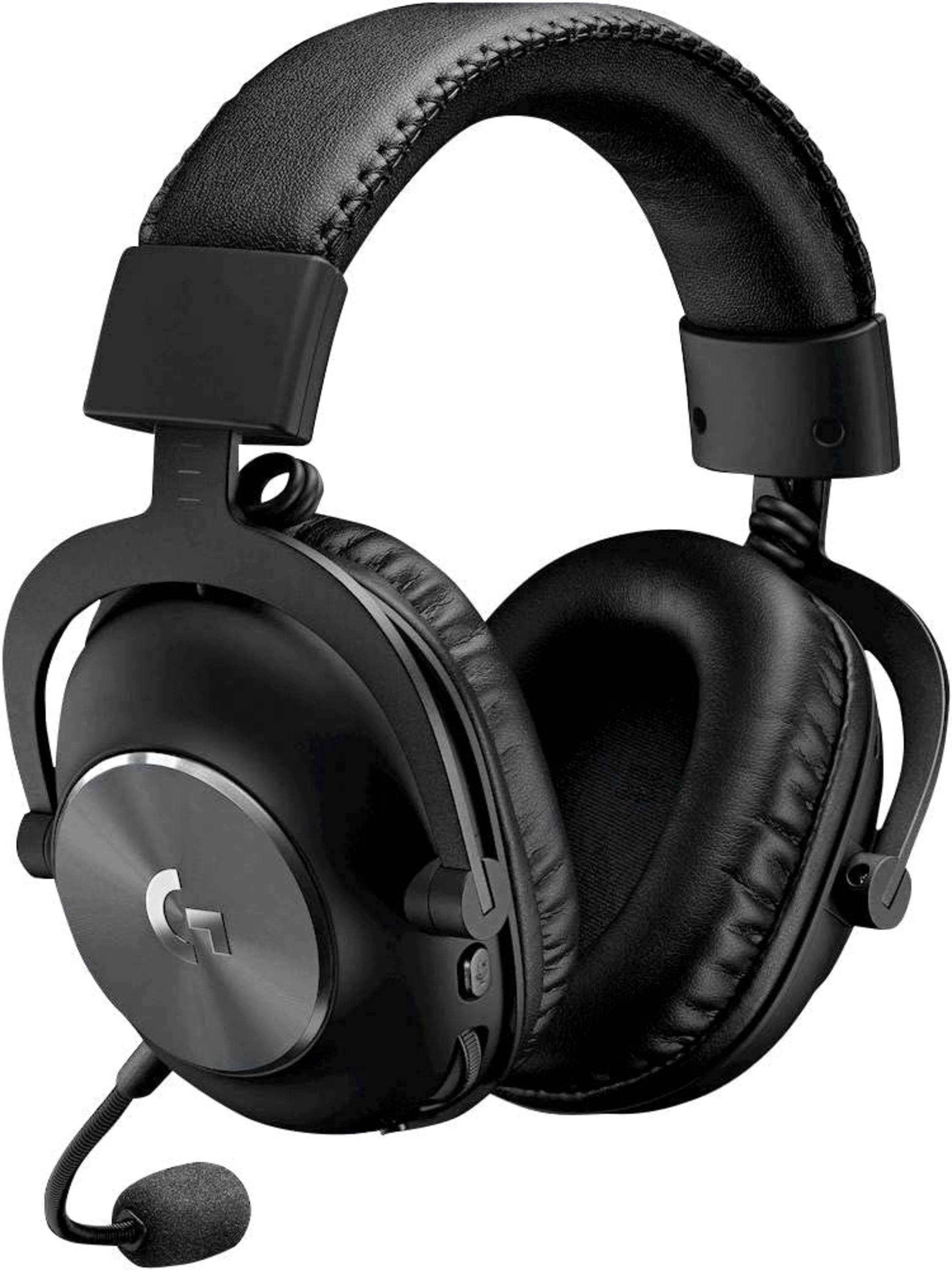 Logitech G Pro X Wireless Lightspeed Gaming Headset with Blue Voice Mic Filter Tech 50 mm Pro G Drivers and DTS Headphone X 2.0 Surround Sound Black Certified Used Walmart