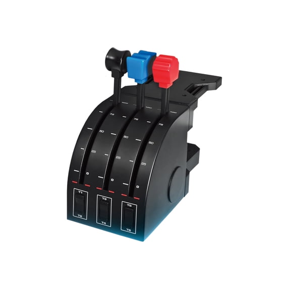 Logitech G Saitek PRO Flight Throttle Quadrant for PC - Black