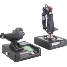 Logitech G Saitek X52 Pro Flight Control System for PC - Black