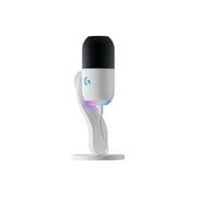 Logitech G Yeti GX Dynamic RGB Gaming Microphone with LIGHTSYNC, USB Mic for Streaming, Supercardioid, USB Plug and Play for PC/Mac - Off White