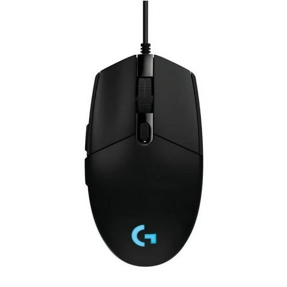 Logitech G102 Mouse USB Wired Gaming Mouse 8000 DPI Rainbow Optical Effect Screen For PC/Mac Computer and Laptop - Black