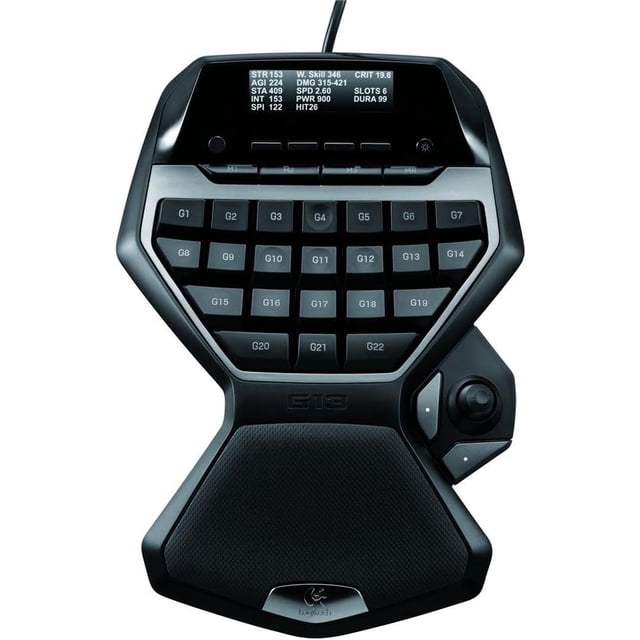 Logitech G13 Advanced Programmable USB Gameboard w/ LCD Display ...