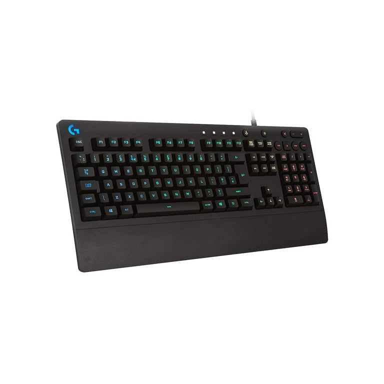 Logitech G213 Wired RGB Gaming Keyboard with Dedicated Media Controls -  Black
