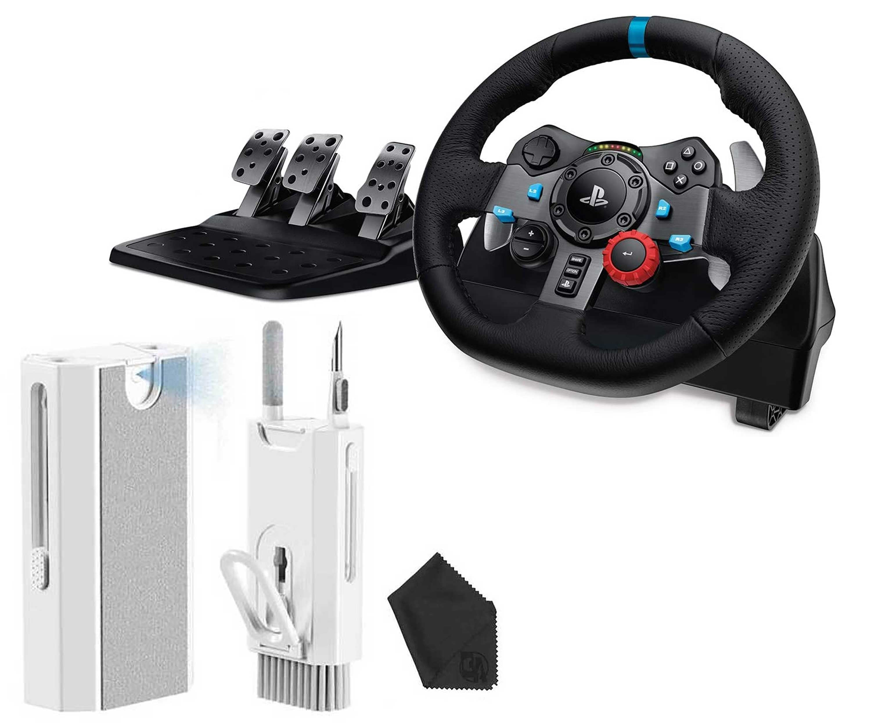 Logitech G29 Driving Force Racing Wheel and Floor Pedals for PS5, PS4, PC,  Mac Black 941-000110 - Best Buy