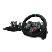 Logitech G29 Driving Force Racing Wheel Controller with Floor Pedals, Paddle Shifters for PS5, PS4, PC, Mac, Black