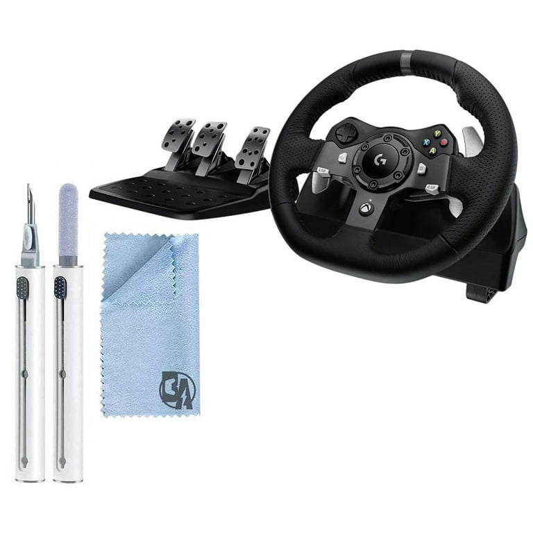 Logitech G290 Driving Force Racing Wheel and Floor Pedals,, Stainless Steel  Paddle Shifters, Leather Steering Wheel Cover for Xbox Series X|S, Xbox