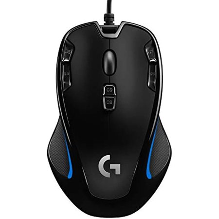 Logitech G300s Optical Ambidextrous Gaming Mouse – 9 Programmable Buttons, Onboard Memory