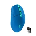 thumbnail image 1 of Logitech G305 LIGHTSPEED Wireless Gaming Mouse, HERO Sensor, 12,000 DPI, Lightweight, 6 Programmable Buttons, 250h Battery, On-Board Memory, Compatible with PC, Mac, Blue, 1 of 11