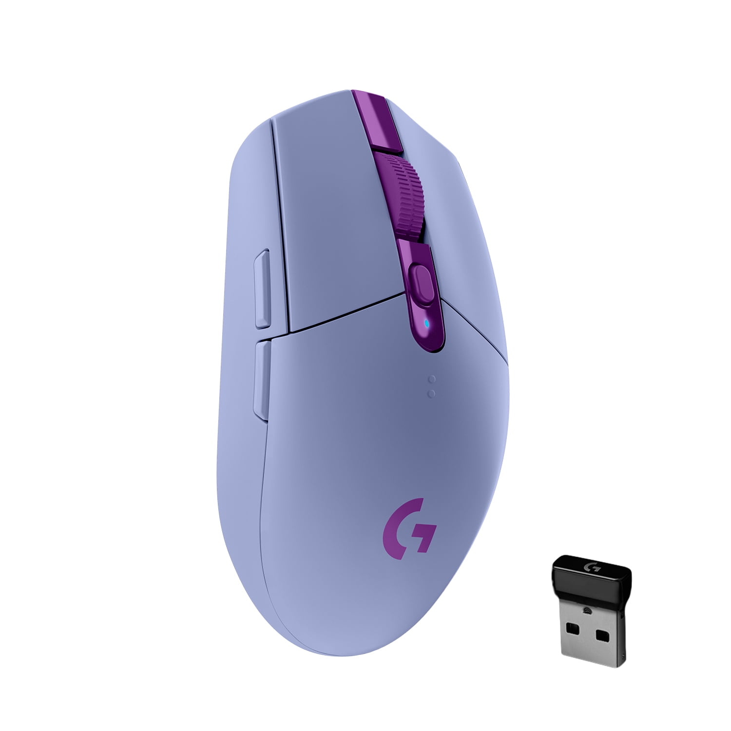 G305 LIGHTSPEED Wireless Gaming Mouse, Sensor, 12,000 DPI, Lightweight, 6 Programmable Buttons, 250h Battery, On-Board Memory, Compatible with PC, Mac - Lilac - Walmart.com
