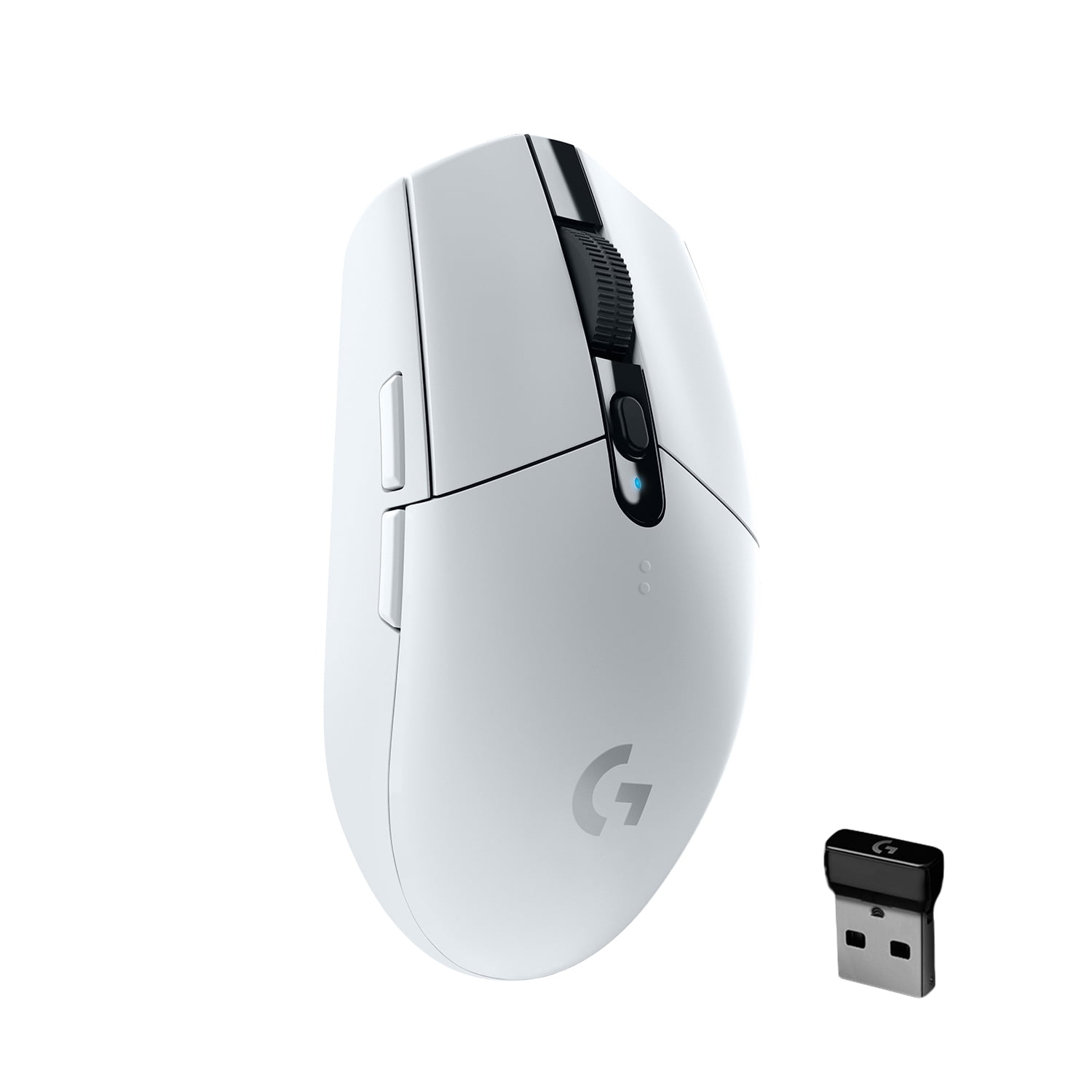 forening ikke noget Stramme Logitech G305 LIGHTSPEED Wireless Gaming Mouse, HERO Sensor, 12,000 DPI,  Lightweight, 6 Programmable Buttons, 250h Battery, On-Board Memory,  Compatible with PC, Mac - White - Walmart.com