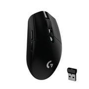 Logitech G305 Lightspeed Mose, Hero Sensor, 12,000 Dpi, Lightweight, 6 Programmable Buttons, 250h , On-board Memory, Compatible With Pc, Mac, Black