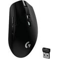 thumbnail image 1 of Logitech G305 Lightspeed Wireless Gaming Mouse, Hero 12K Sensor, 12,000 DPI, Lightweight, 6 Programmable Buttons, 250h Battery Life, On-Board Memory, PC/Mac - Black, 1 of 5