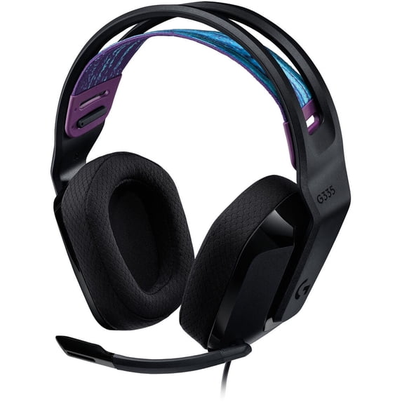 Logitech - G335 Wired Gaming Headset for PC, PS5, PS4, Xbox One, Xbox Series X|S, Nintendo Switch - Black