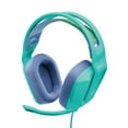 thumbnail image 1 of Logitech G335 Wired Gaming Headset with Flip to Mute Microphone - .53 pounds - Compatible with PC, PlayStation, Xbox, Nintendo Switch - Mint, 1 of 12