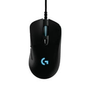 Logitech G403 Hero 25K Gaming Mouse, Lightsync RGB, Lightweight 87G+10G optional, Braided Cable, Black