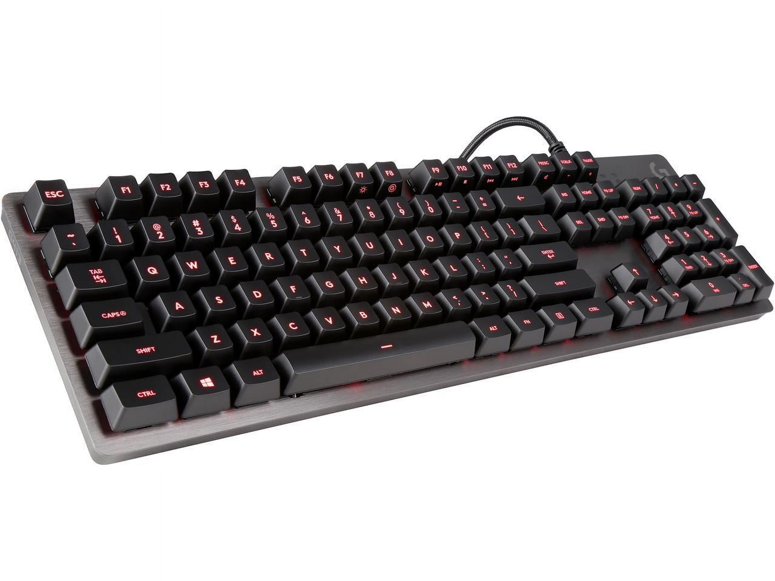 Logitech G413 Backlit Mechanical Gaming Keyboard with USB Passthrough, Carbon - image 1 of 4