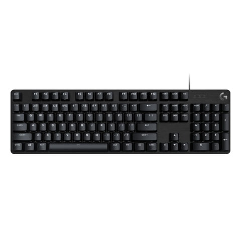 Logitech G413 SE Full-Size Corded Gaming Keyboard, PBT Keycaps, Tactile Mechanical Switches, 6-Key Rollover Anti-Ghosting, FN Keyswhite Backlit LED