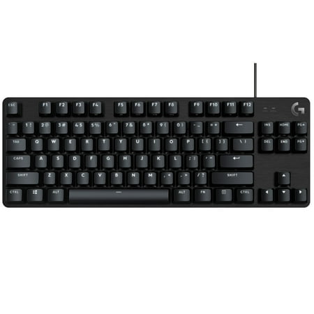 Logitech - G413 TKL SE Tenkeyless Wired Mechanical Tactile Switch Gaming Keyboard for Windows/Mac with Backlit Keys - Black