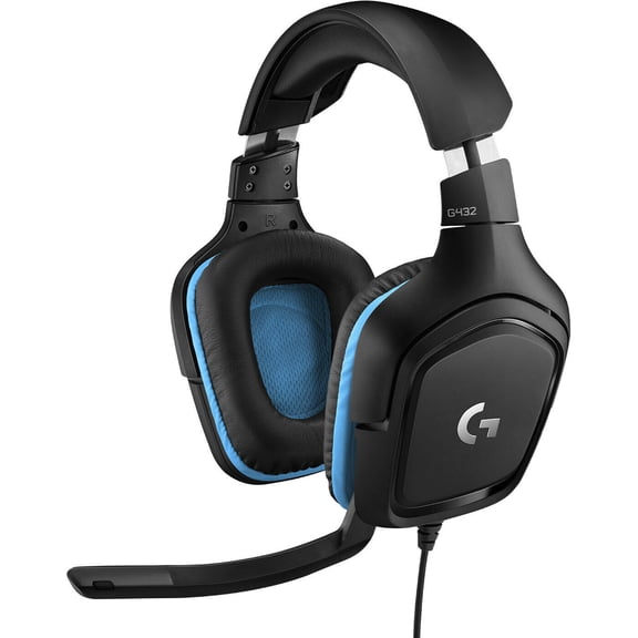 Logitech - G432 Wired DTS Headphone:X 2.0 Surround Sound Over-the-Ear Gaming ...