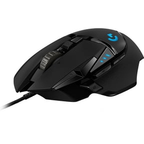 Logitech G502 HERO High Performance Wired Gaming Mouse, HERO 25K Sensor, 25,600 DPI, RGB, Adjustable Weights, Black